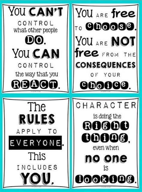 5 Best Images Of Free Printable Posters On Attitude Classroom