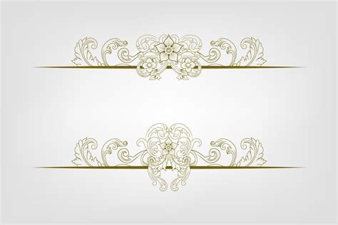 Premium Vector | A set of gold bars with a gold design on the top