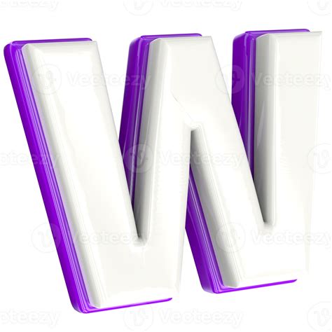 Letter 3d Render 24340611 Png