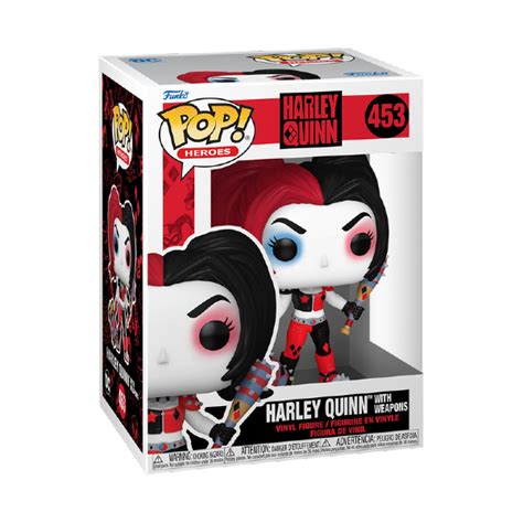 Funko Pop Heroes Harley Quinn With Weapons 453 Original Colecionavel