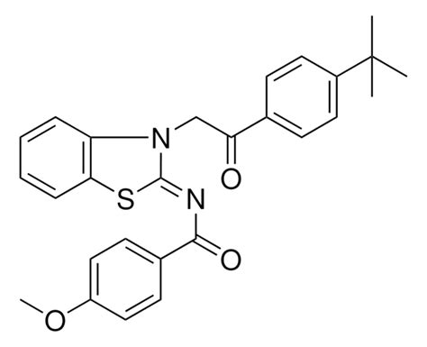 N 2z 3 2 4 Tert Butylphenyl 2 Oxoethyl 13 Benzothiazol 23h