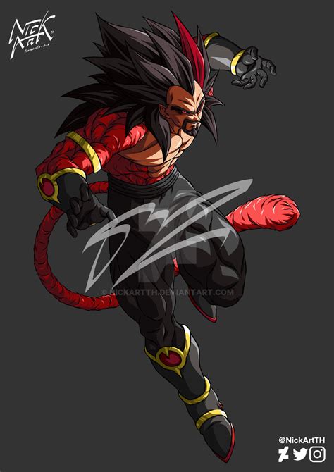 King Vegeta Xeno Ssj4 Sdbh Color By Nickartth On Deviantart