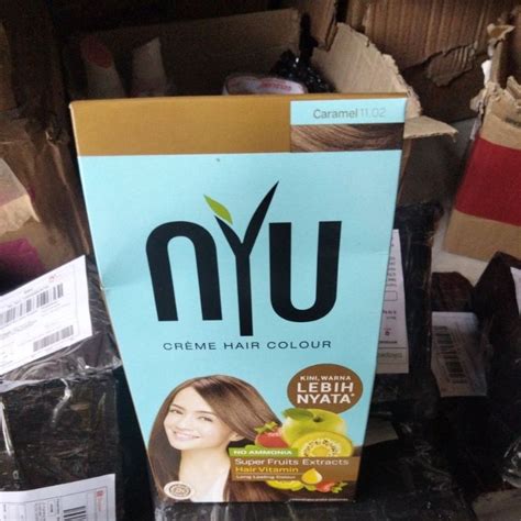 Jual Nyu Creme Hair Colour Nyu Pewarna Rambut Cat Rambut Nyu Shopee Indonesia