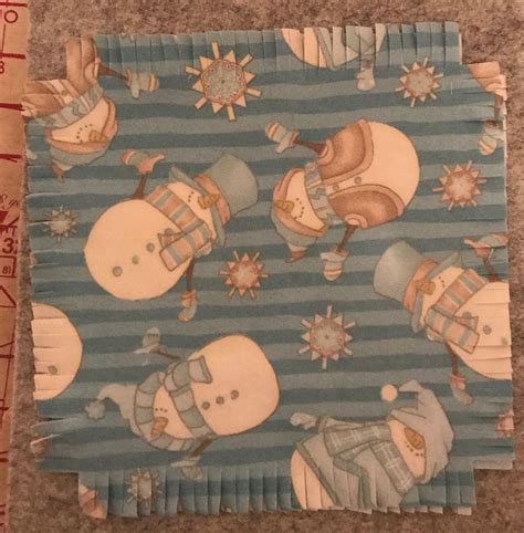 I Love Sn Gnomies Flannel Pre Cut Ragquilt Kit By Shelly Etsy