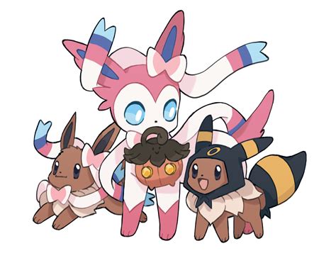 ʕ ᴥʔ on Twitter RT MJoyArt Sylveon taking eevee trick or treating