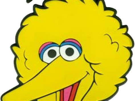 Download Clipart Free Stock Big Bird Clipart Sesame Street Big Bird Face Full Size Png Image