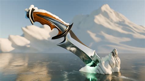 Nicolas Age Ice Dagger 3d Challenge By Kaino University