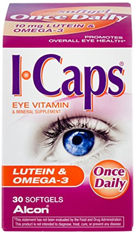 Systane Icaps Eye Vitamin Mineral Supplement Vision Health Formula