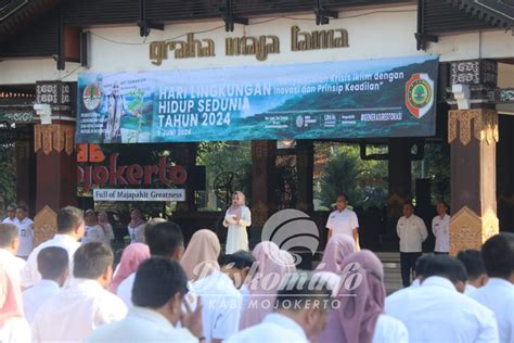 Apel Peringatan Hari Lingkungan Hidup Bupati Mojokerto Sampaikan