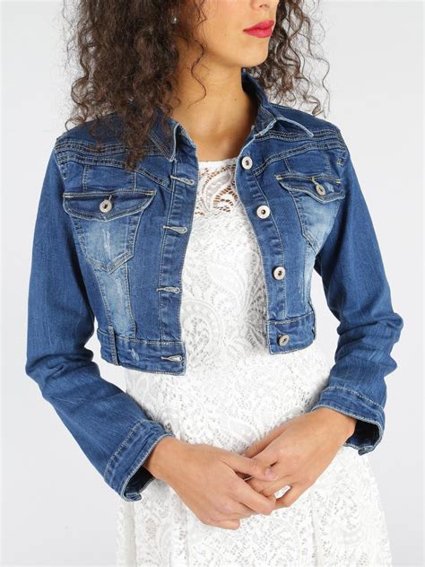 Buy Veste Courte En Jean Off 65 Big Sale