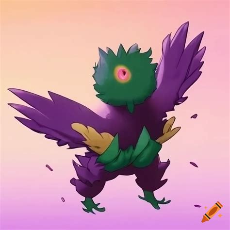 Dark Bird Grass Type Pokemon