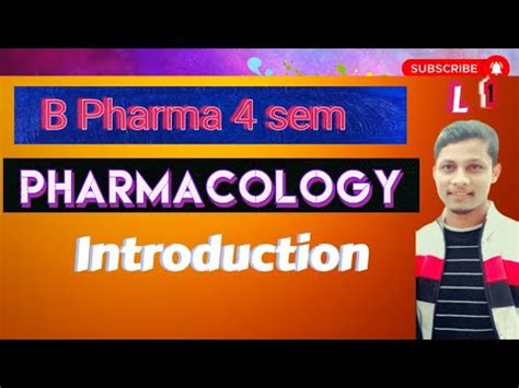 B Pharma 4 Semester Pharmacology Unit 1 Basic Introduction Of