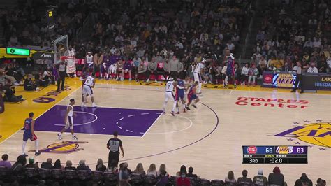 Last Second Field Goal Pistons Lakers Nba Official