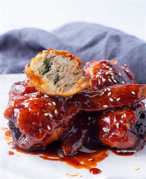 Korean Fried Chicken Wing Gyoza A Food Wars Inspiration Two Plaid