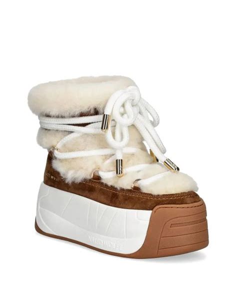 Naked Wolfe 70Mm Darling Boots In Natural Lyst