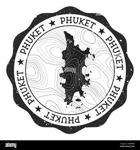 Island Phuket Map Stock Vector Images Alamy