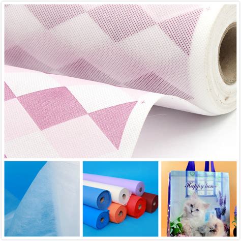 Pp Spunbond Non Woven Material With Lamination Colorful Printing For