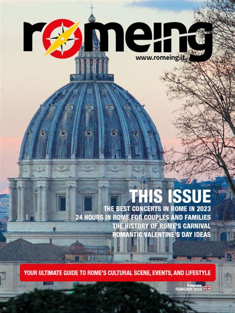 Travel Culture Romeing Magazine February 2023 Boomers Daily