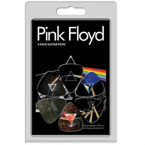 Perris Pink Floyd Guitar Picks Plectrums 6 Pack Lp Pf3 Dark Side Of