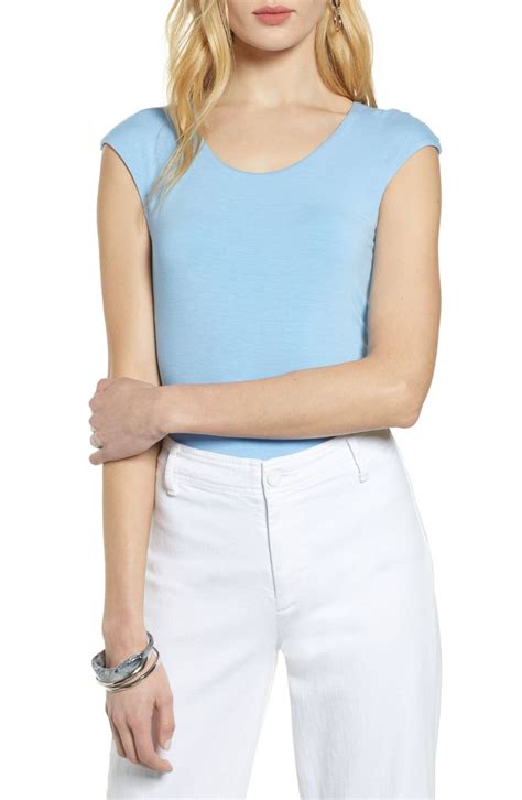 Halogen® Cap Sleeve Tee Nordstrom Cap Sleeve Tee Cap Sleeves