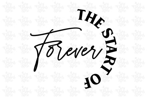 The Start Of Foreverwedding Svg Graphic By Svgdesignsstore07 · Creative Fabrica