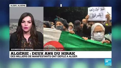 Deux ans du Hirak en Algérie des milliers de manifestants ont défilé