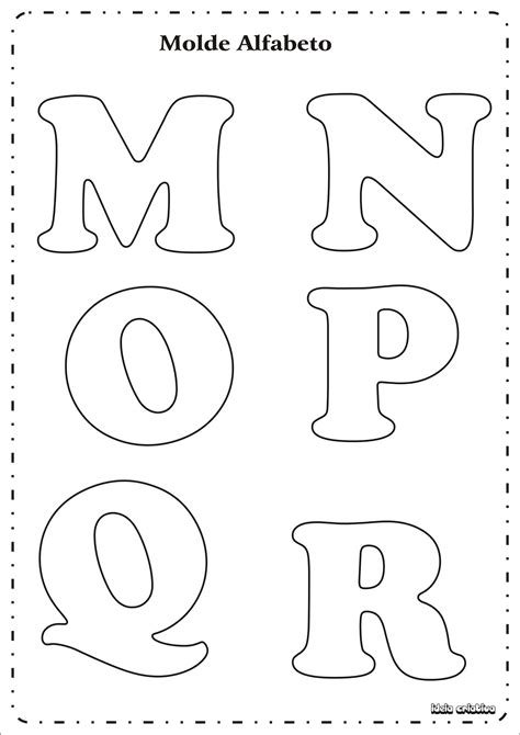 Moldes de letras para imprimir tamaño a4 Imagui