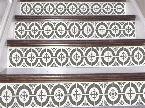 SEDONA Tile Stencil Tile Stencils Floor Stencils Stair Riser Stencils