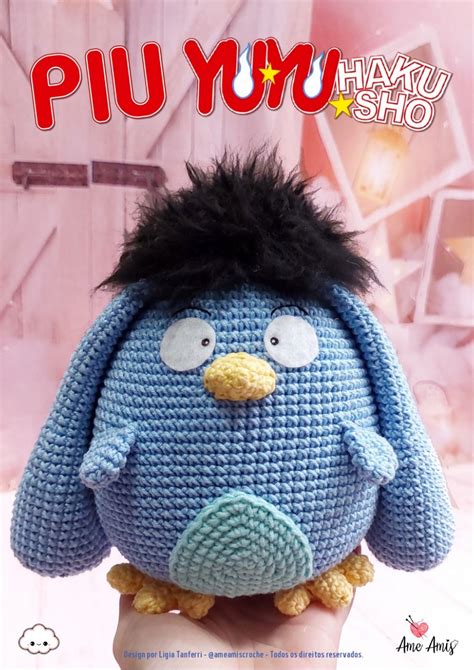 Receita para crochetar o Piu do Yu Yu Hakusho por Ame Amis Crochê Shop