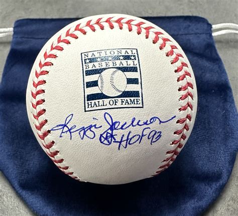 Reggie Jackson Autographed Hall of Fame Baseball | Reggie Jackson