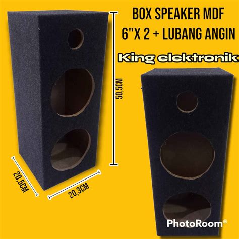 Box Speaker Inch Double Lubang Tweeter Angin Mdf Harga Satuan