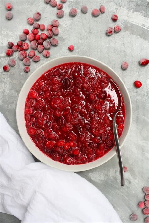 Instant Pot Cranberry Sauce with Bourbon - Champagne Tastes®