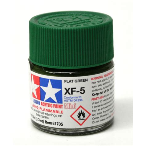 Xf Flat Green Tamiya Acrylic Ml Bottle Gundam Pros