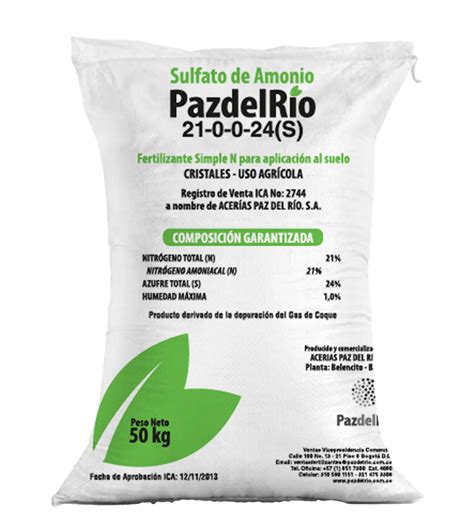 Fertilizantes y Enmiendas PazdelRío Colombia