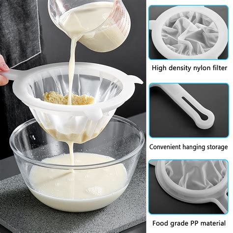 Mua Kitchen Ultra Fine Nylon Mesh Strainer Food Yogurt Mesh Sieve