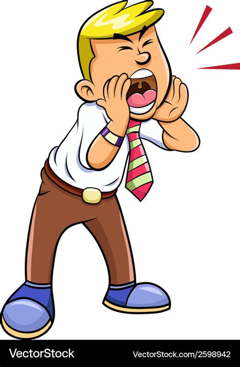 shout royalty  vector image vectorstock