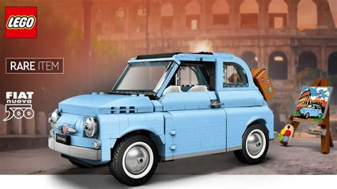 Lego Light Blue Fiat Available Worldwide At Zavvi