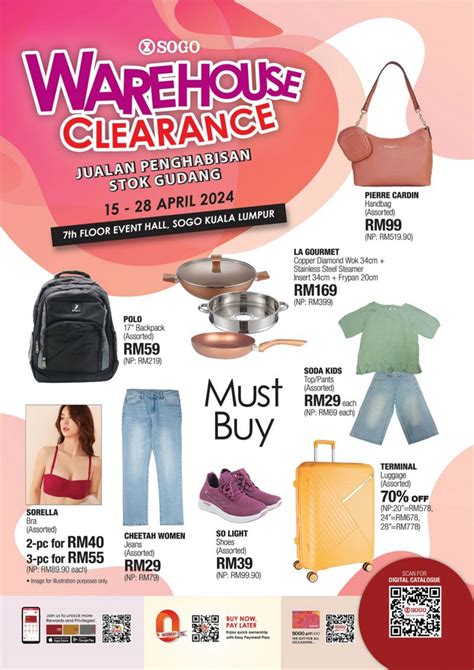 Sogo Kl Warehouse Clearance Sale Apr