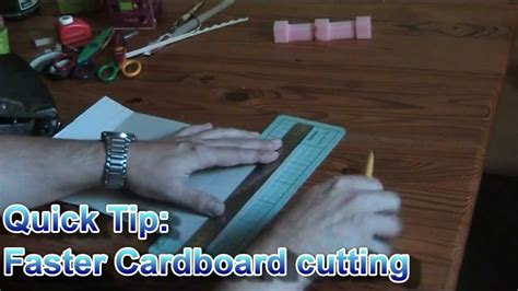 Quick Tip Faster Cardboard Cutting Youtube