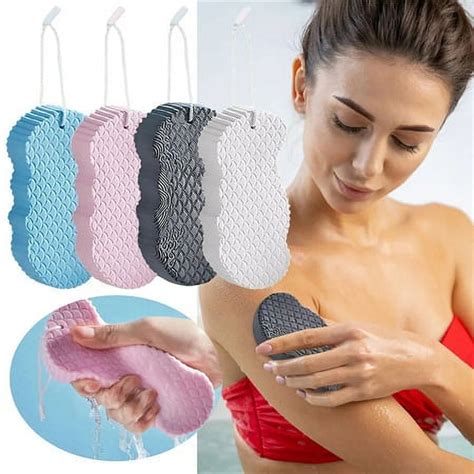 Soft Exfoliating Bath Sponge Exfoliator Dead Skin Remove 3d Bath