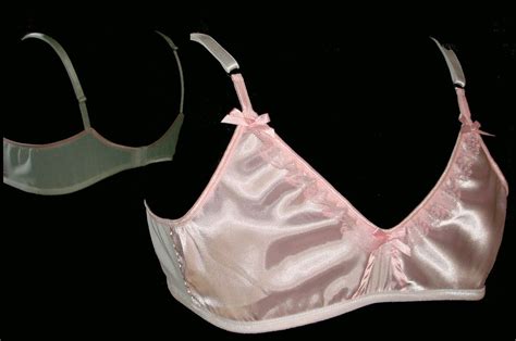 Bra For Men Adult Sissy Ruffle Training Bra Pink Satin Pink Etsy