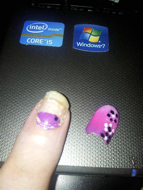 So my gel nail ripped off. I take it that's not normal? : r