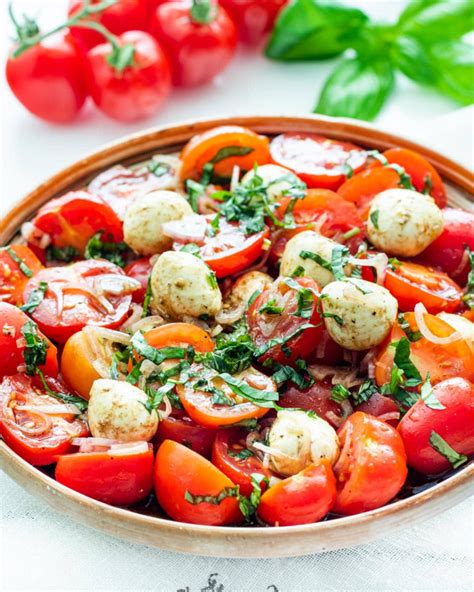 Tomato Basil Salad Jo Cooks