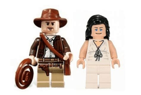 Lego Indiana Jones And Marion Ravenwood Lego Minifigures Set