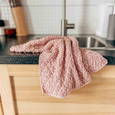 Sage Tea Towel Free Rustic Kitchen Towel Knitting Pattern