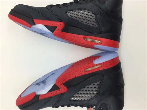 Air Jordan 5 Satin Bred Black University Red Release Date Sneaker Bar