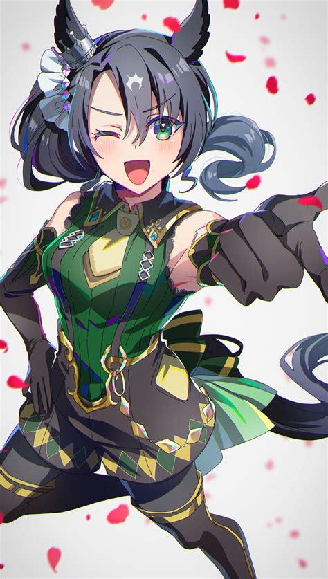 Safebooru Armpits Black Hair Blush Breasts Commentary Request Detached Sleeves Green Eyes Hair