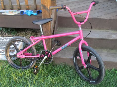 Pink And White Bmx Mongoose