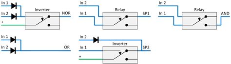 11+ Relay Logic Gates | Robhosking Diagram