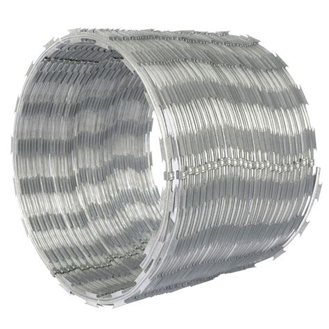 Cerca Concertina Dupla Galvanizada 30cm Caixa Para 5 Metros Kit De